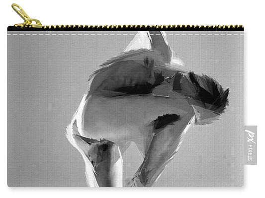 Carry-All Pouch - Dance Pose In Black And White