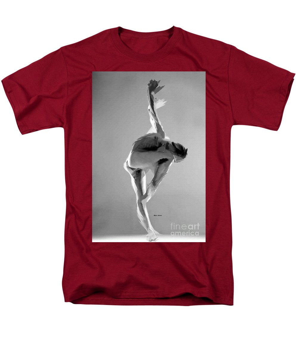 Men's T-Shirt  (Regular Fit) - Dance Pose In Black And White