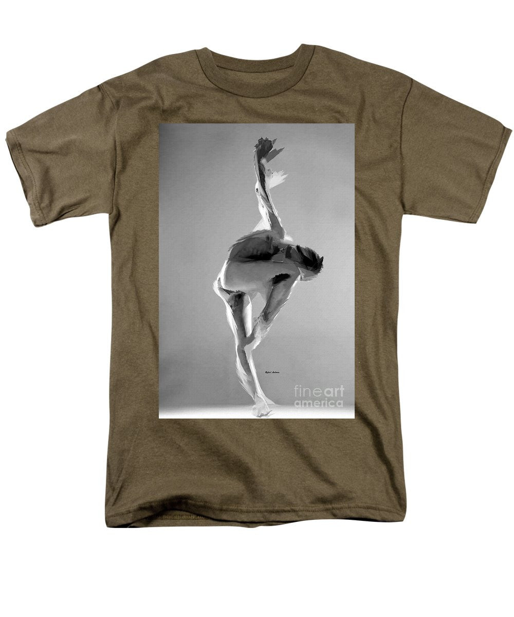 Men's T-Shirt  (Regular Fit) - Dance Pose In Black And White