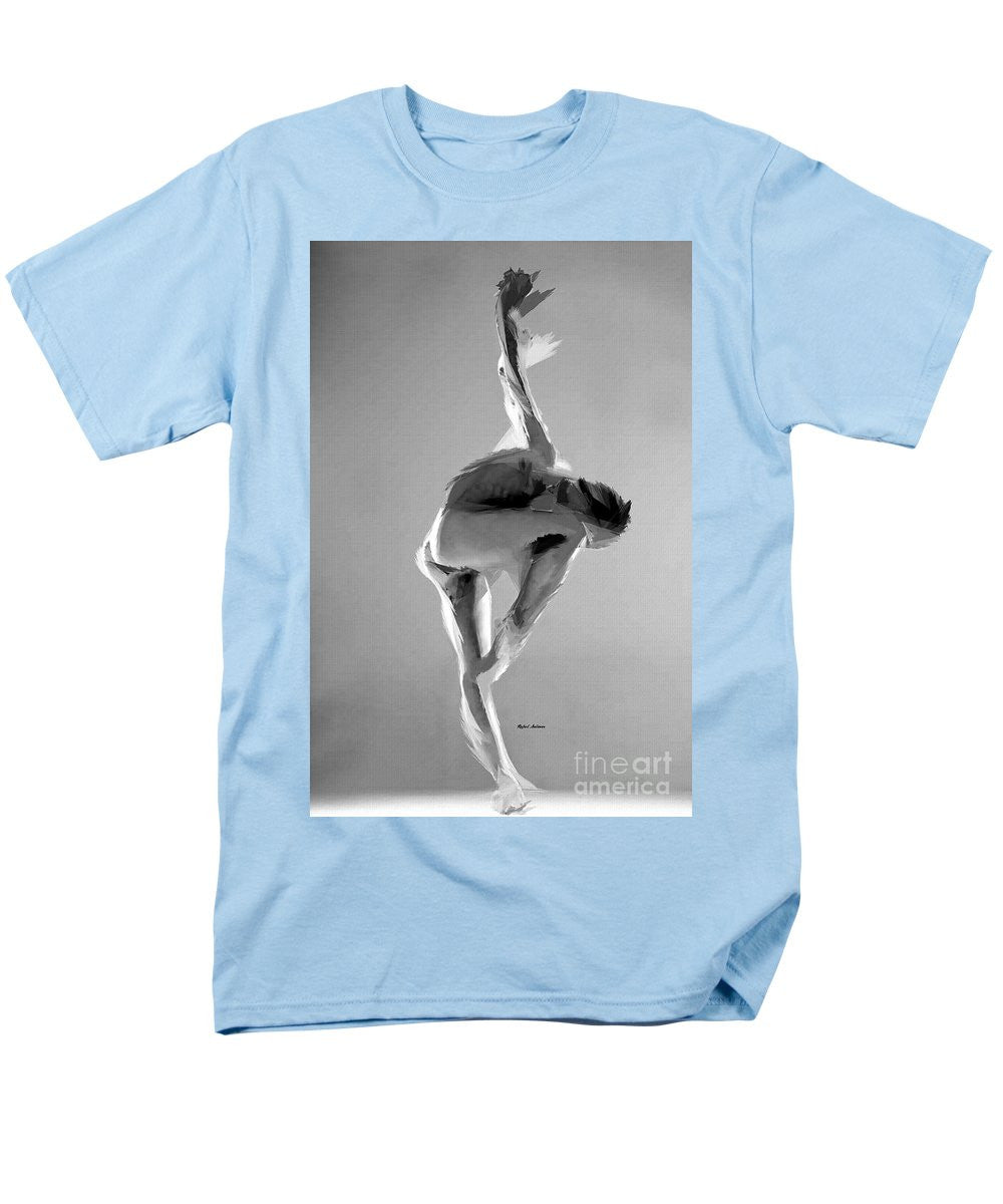 Men's T-Shirt  (Regular Fit) - Dance Pose In Black And White