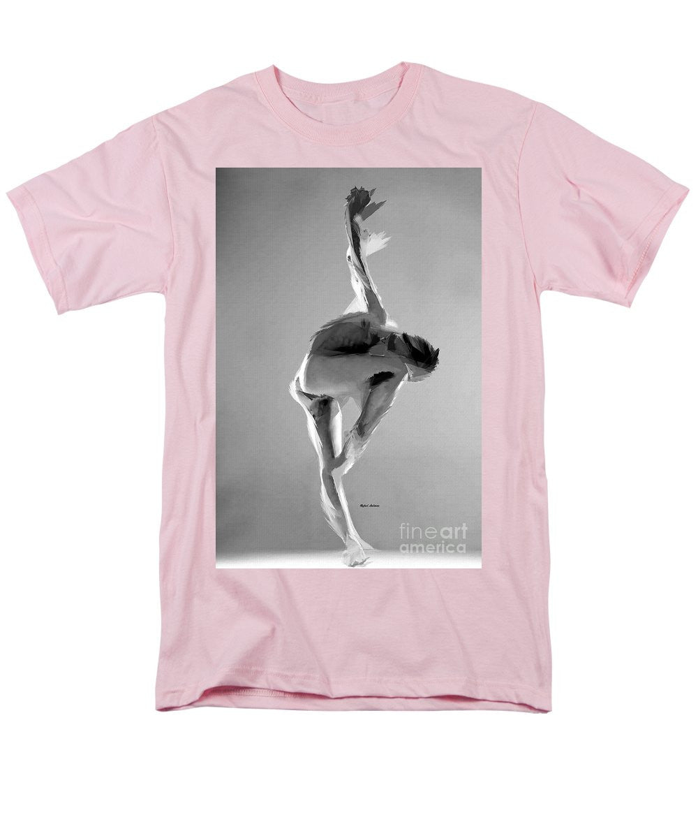 Men's T-Shirt  (Regular Fit) - Dance Pose In Black And White