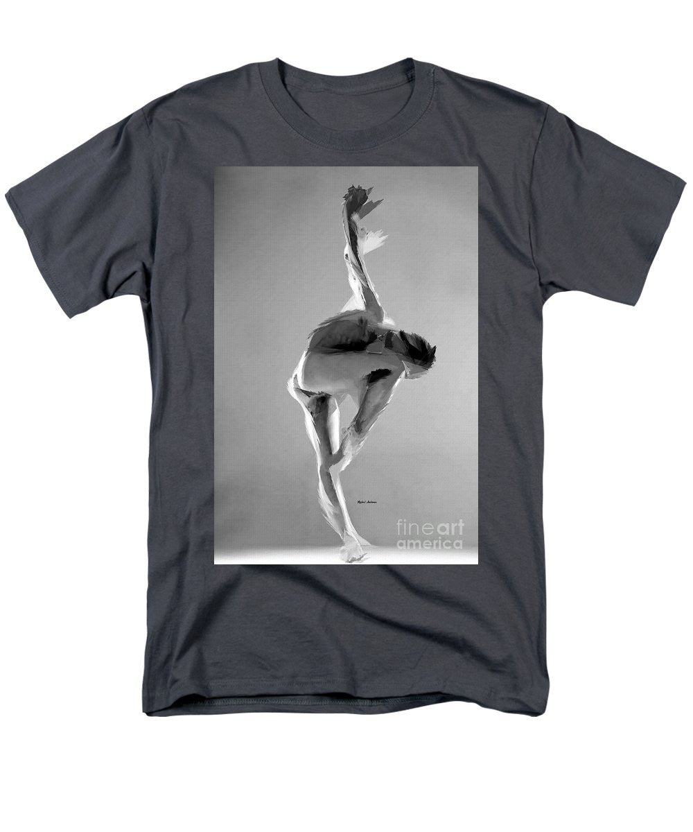 Men's T-Shirt  (Regular Fit) - Dance Pose In Black And White