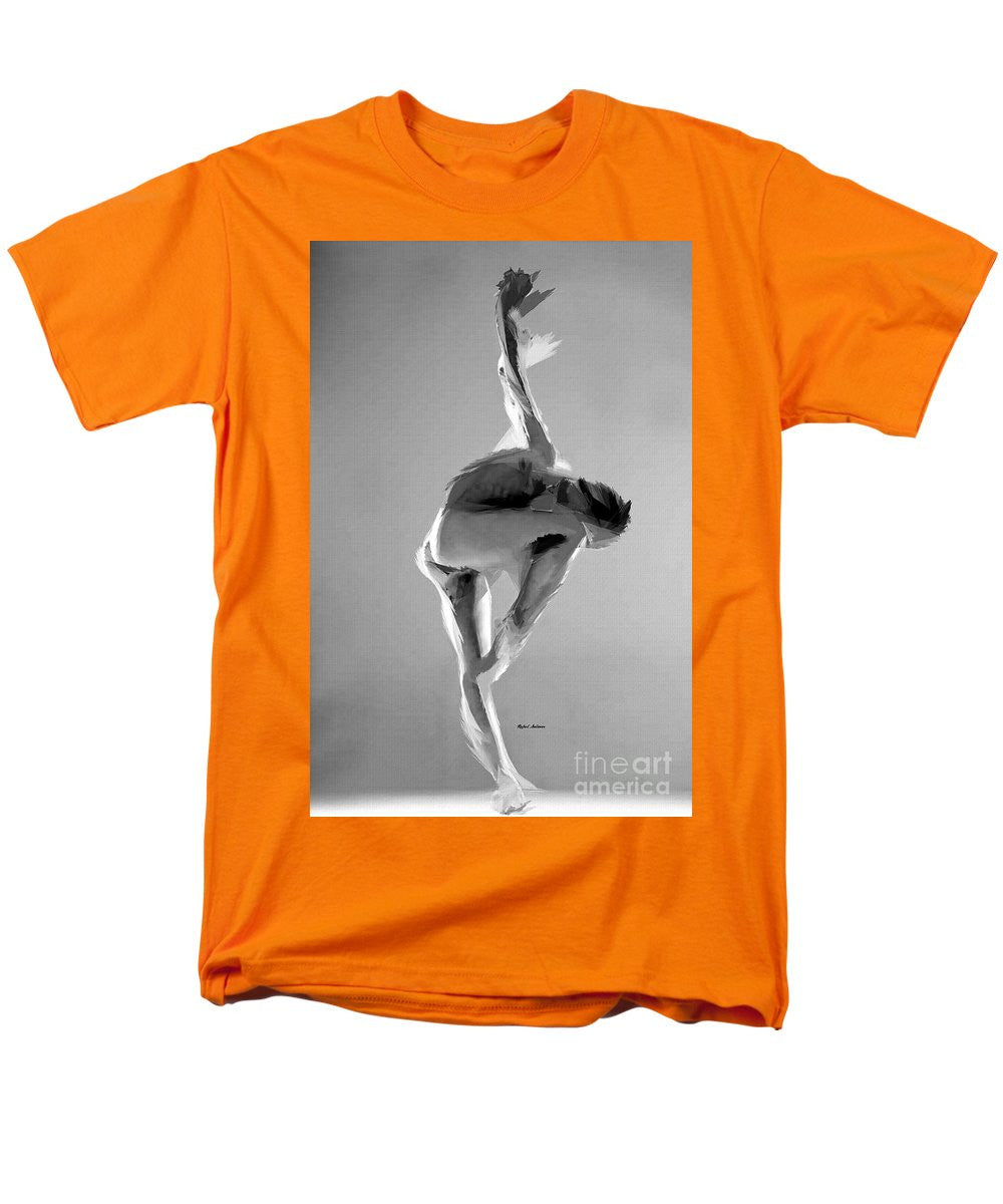 Men's T-Shirt  (Regular Fit) - Dance Pose In Black And White