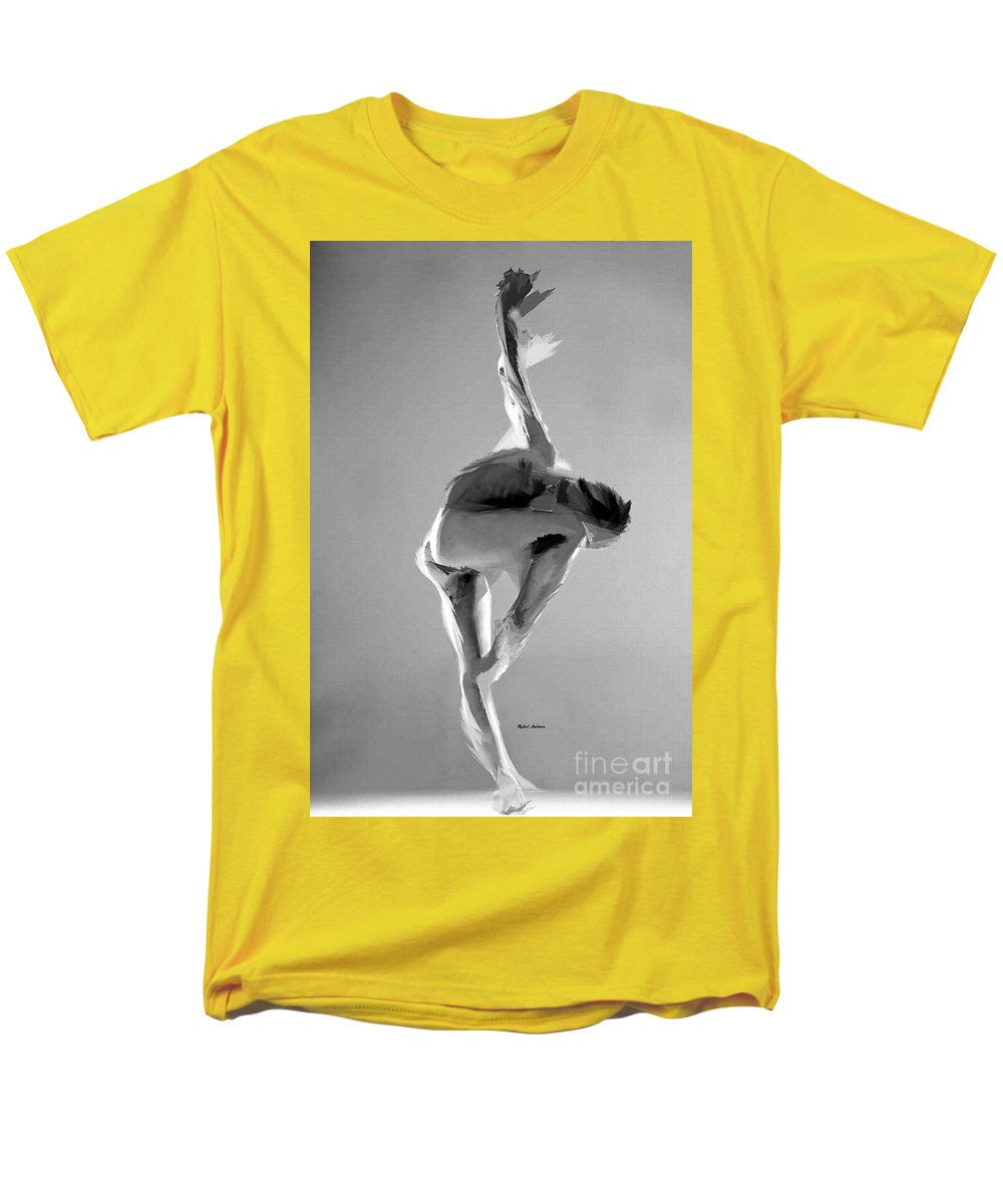 Men's T-Shirt  (Regular Fit) - Dance Pose In Black And White