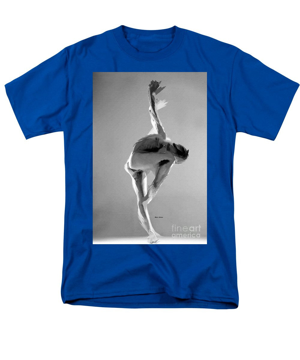 Men's T-Shirt  (Regular Fit) - Dance Pose In Black And White