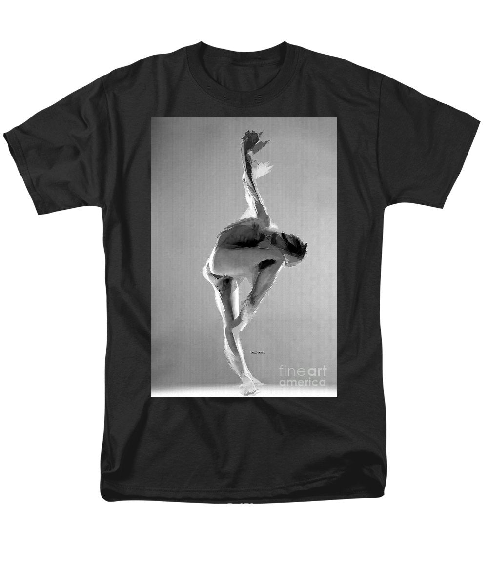 Men's T-Shirt  (Regular Fit) - Dance Pose In Black And White