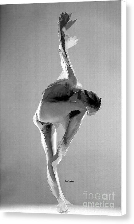 Canvas Print - Dance Pose In Black And White