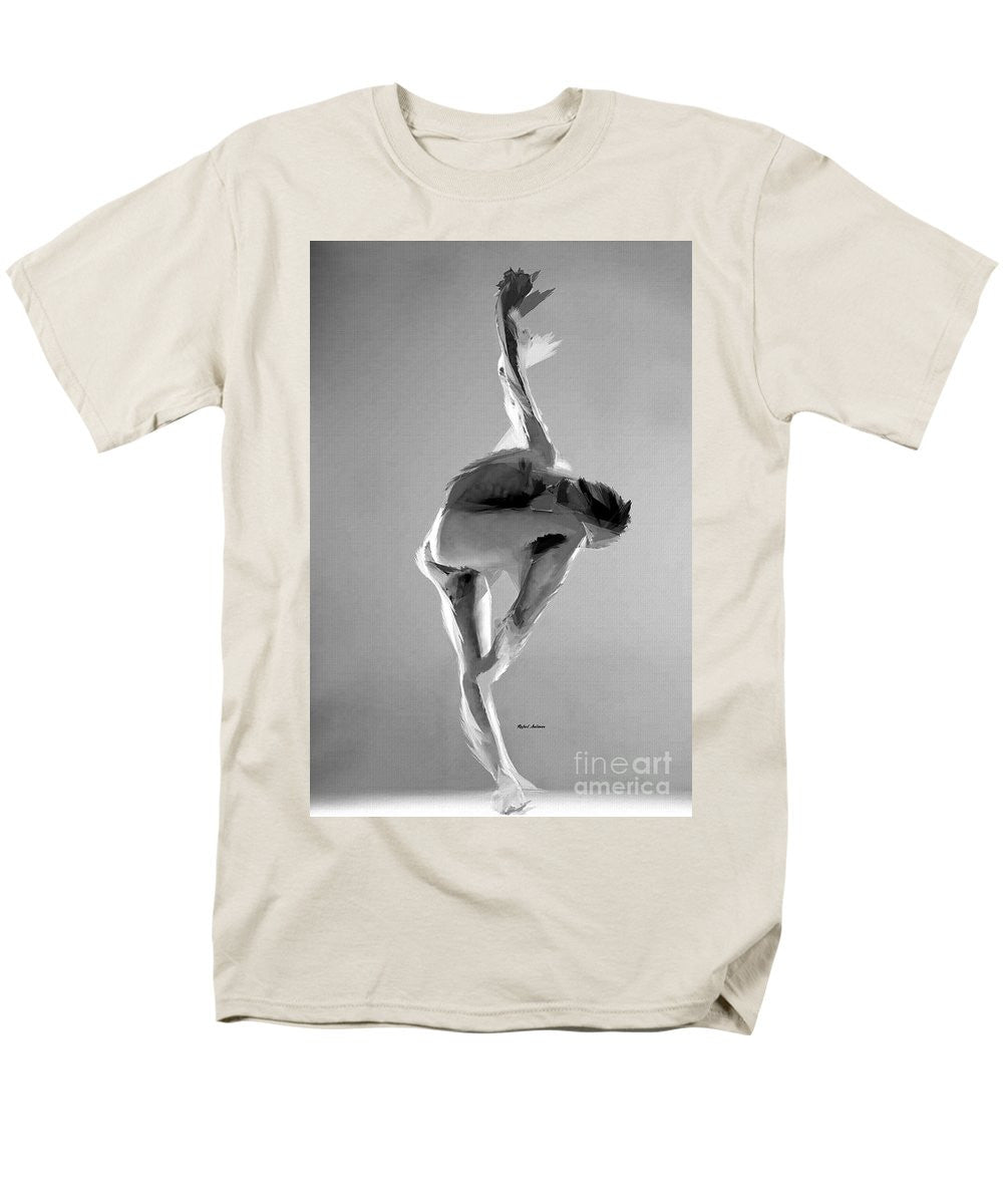 Men's T-Shirt  (Regular Fit) - Dance Pose In Black And White