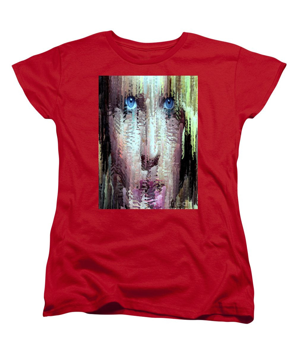 Women's T-Shirt (Standard Cut) - Deep Blue Eyes