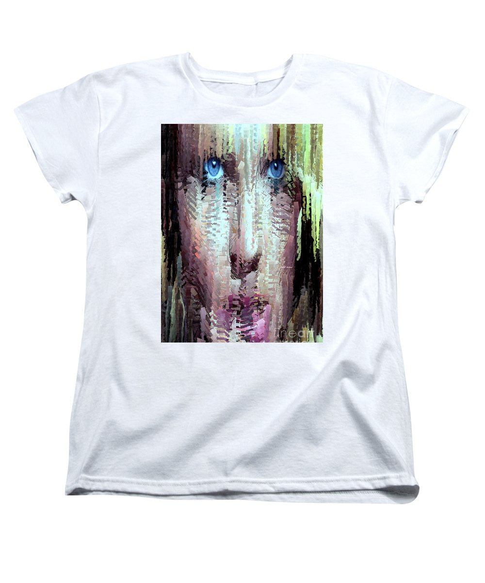 Women's T-Shirt (Standard Cut) - Deep Blue Eyes