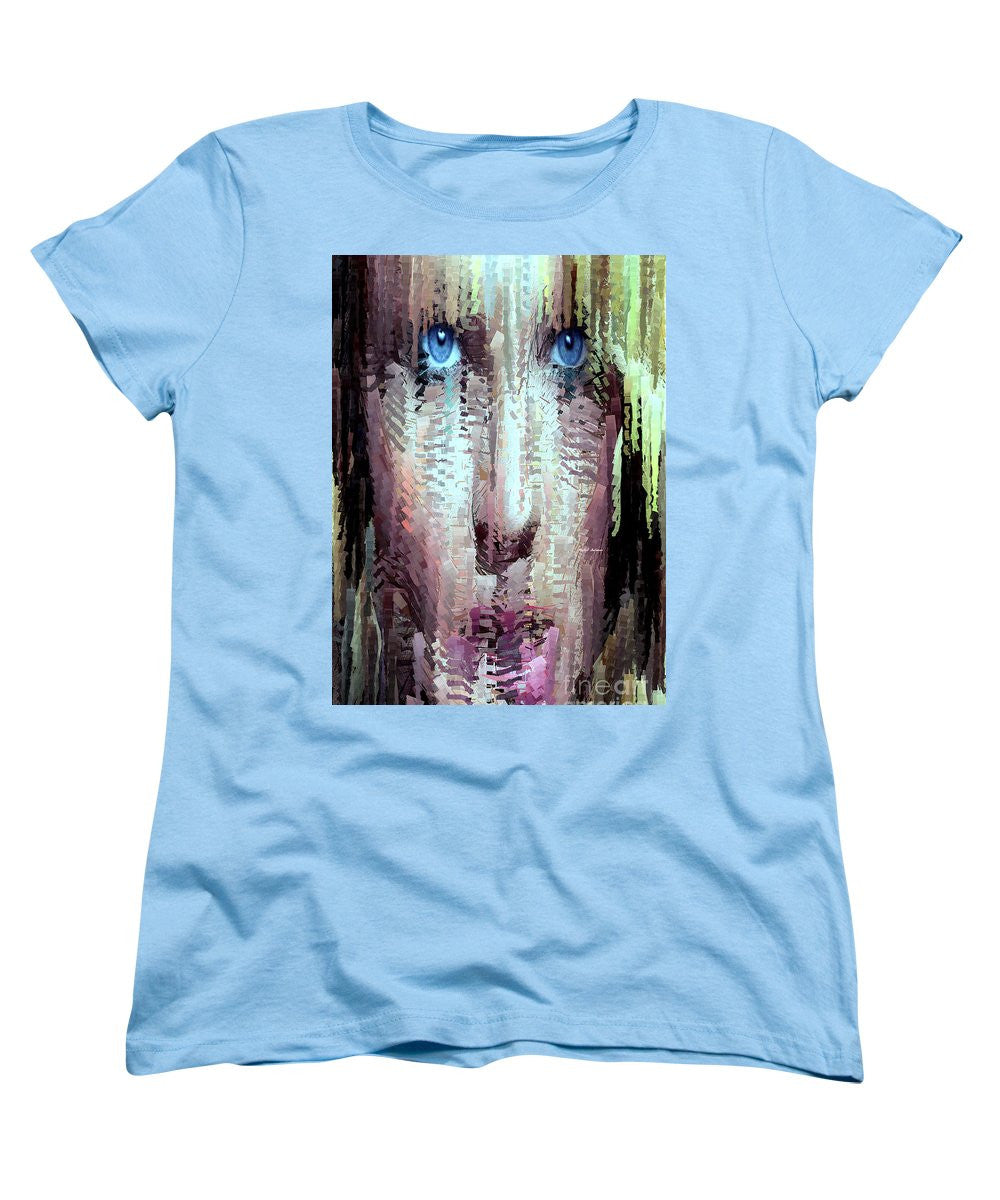 Women's T-Shirt (Standard Cut) - Deep Blue Eyes