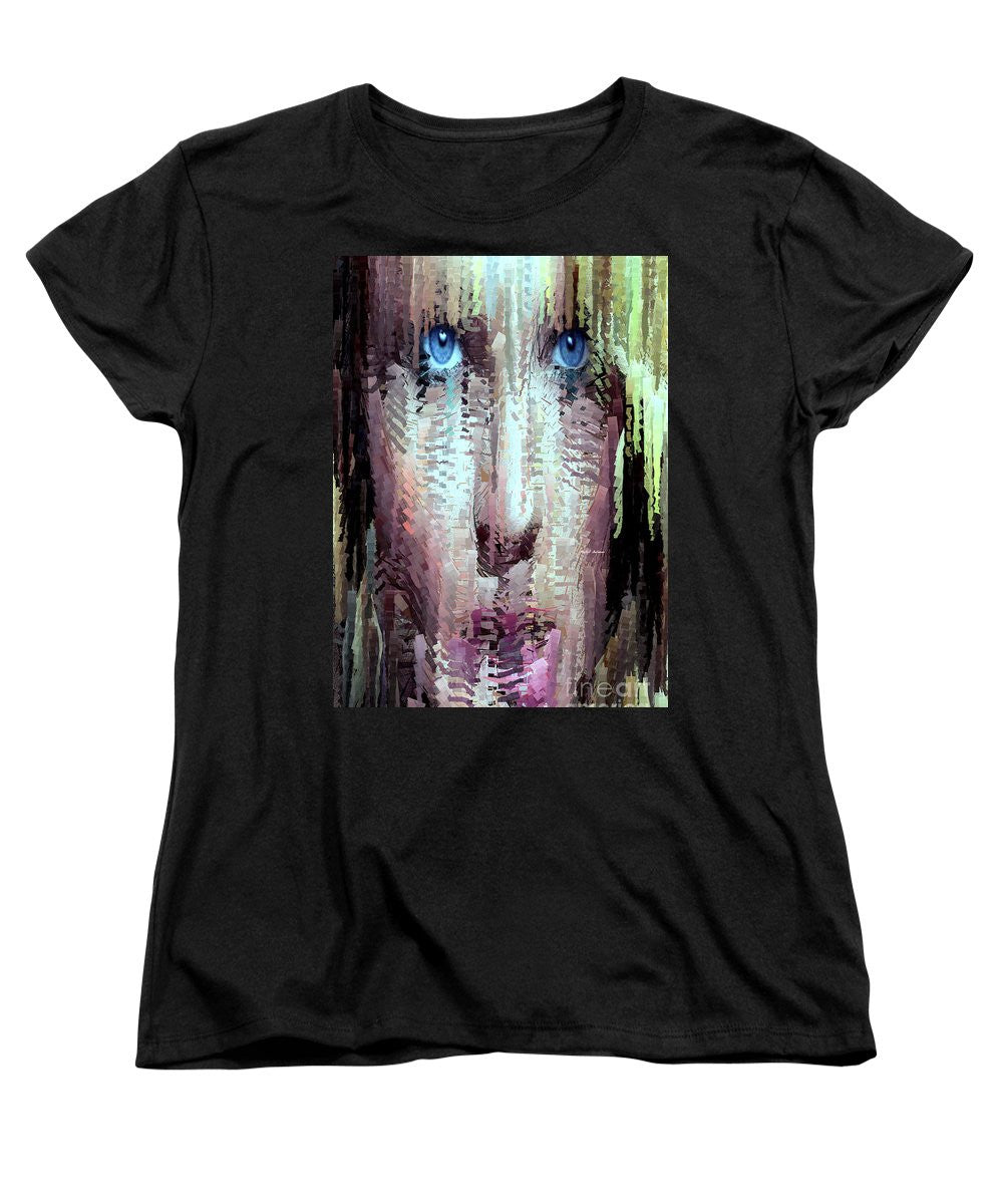 Women's T-Shirt (Standard Cut) - Deep Blue Eyes