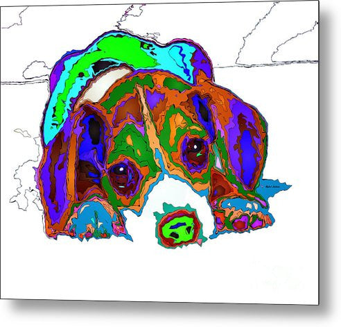 Metal Print - Do You Want To Take A Nap? Pet Series