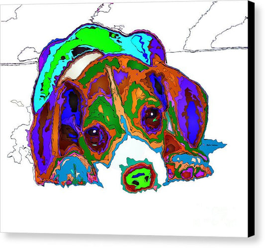 Canvas Print - Do You Want To Take A Nap? Pet Series