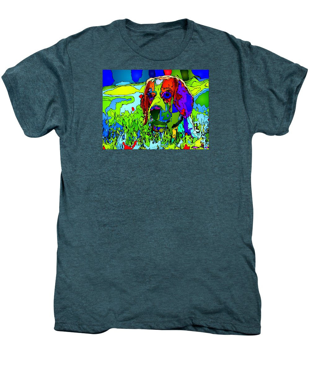 Men's Premium T-Shirt - Dogs Can See In Color