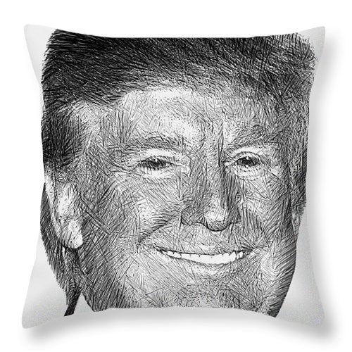 Throw Pillow - Donald J. Trump