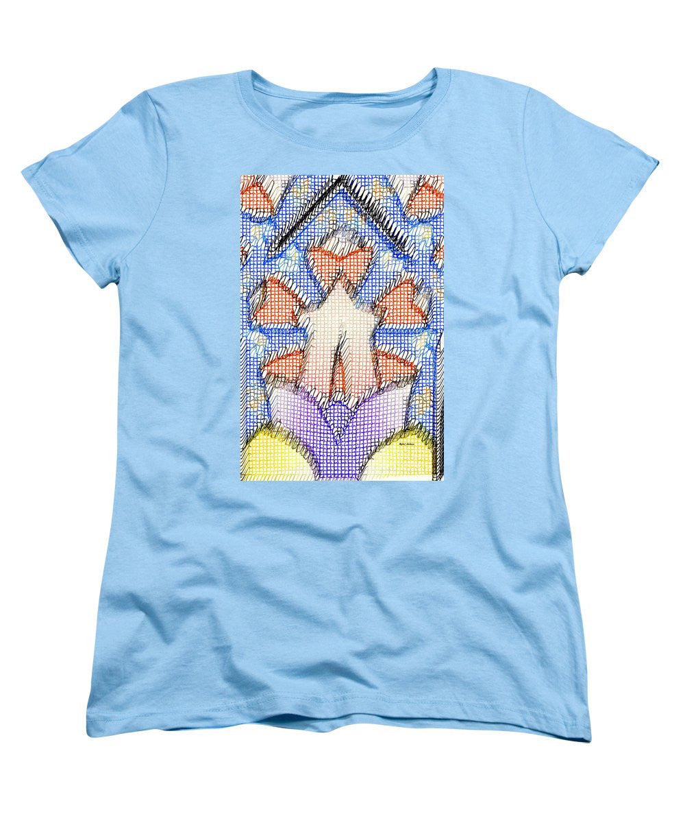 T-shirt femme (coupe standard) - Doodle 001