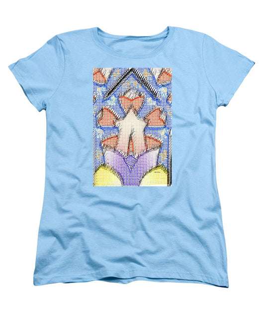 T-shirt femme (coupe standard) - Doodle 001