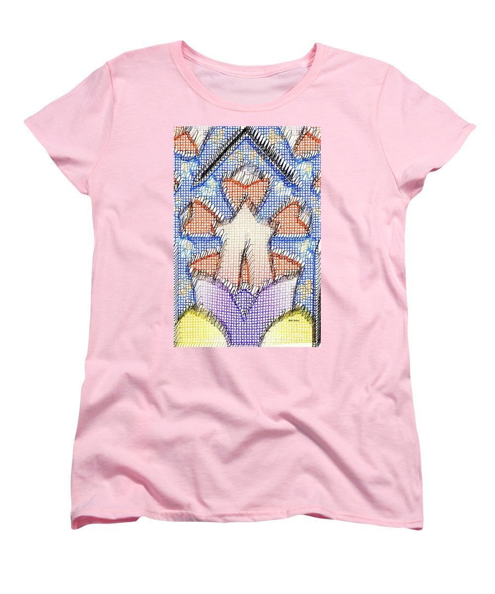 T-shirt femme (coupe standard) - Doodle 001