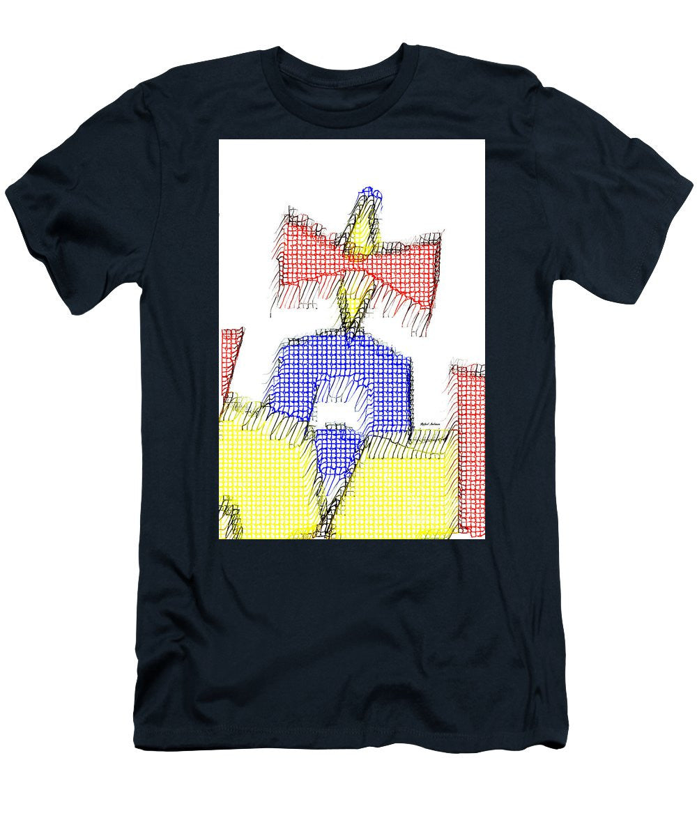 T-shirt pour homme (coupe ajustée) - Doodle 003