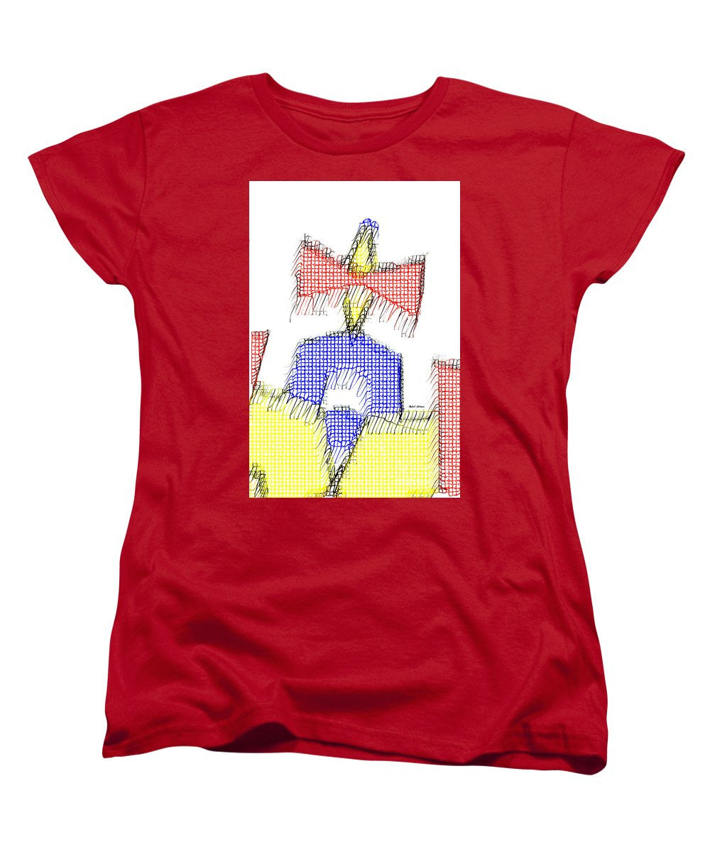 T-shirt femme (coupe standard) - Doodle 003