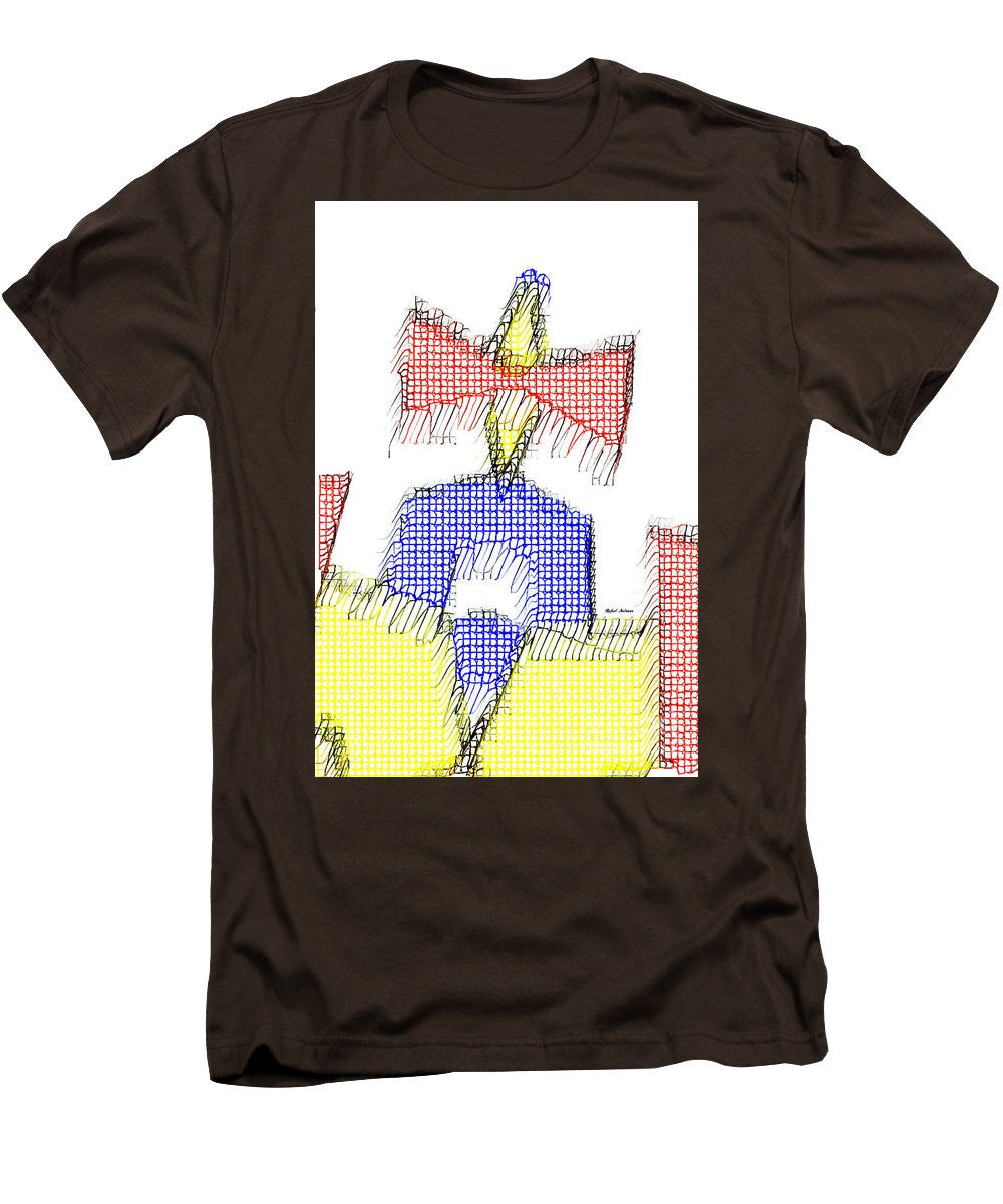 T-shirt pour homme (coupe ajustée) - Doodle 003