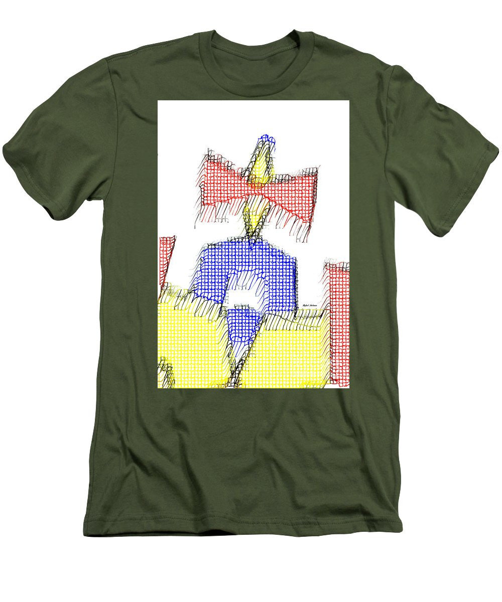 T-shirt pour homme (coupe ajustée) - Doodle 003