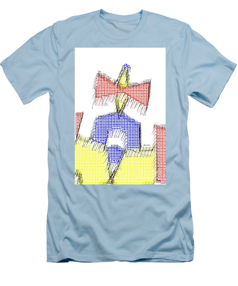 T-shirt pour homme (coupe ajustée) - Doodle 003