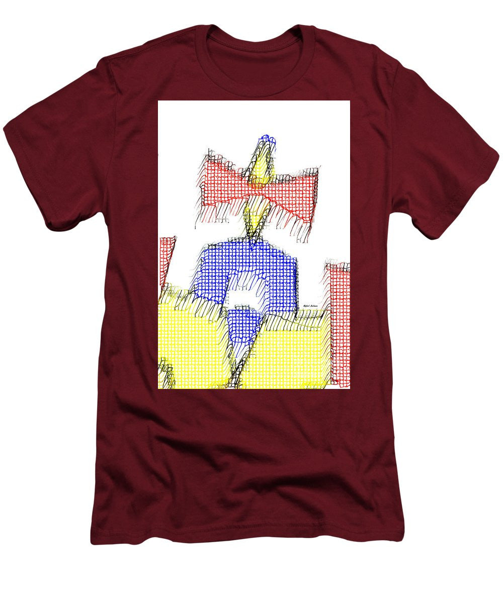 T-shirt pour homme (coupe ajustée) - Doodle 003