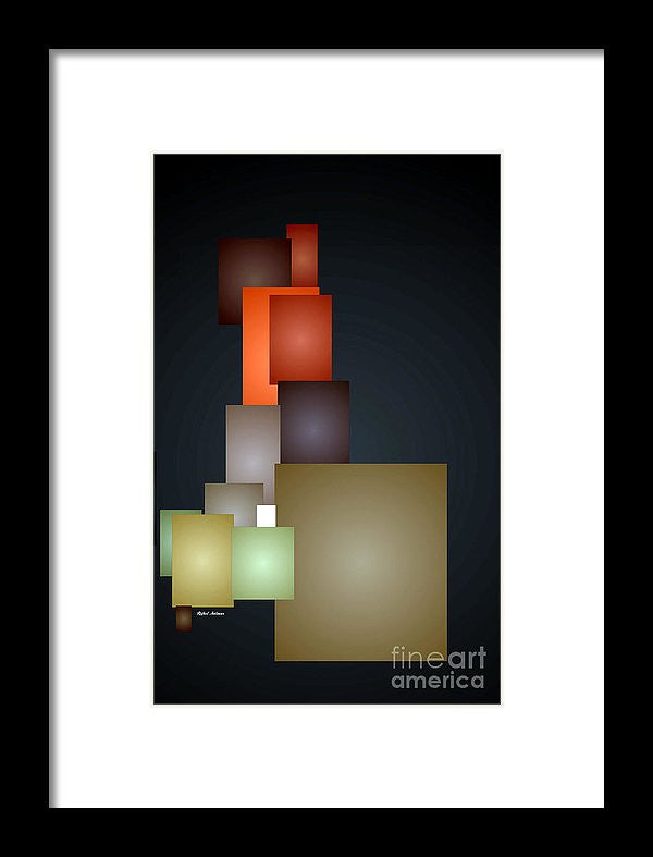 Framed Print - Dramatic Abstract