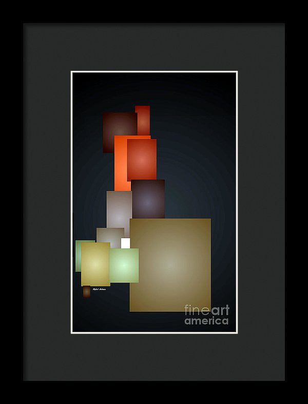 Framed Print - Dramatic Abstract