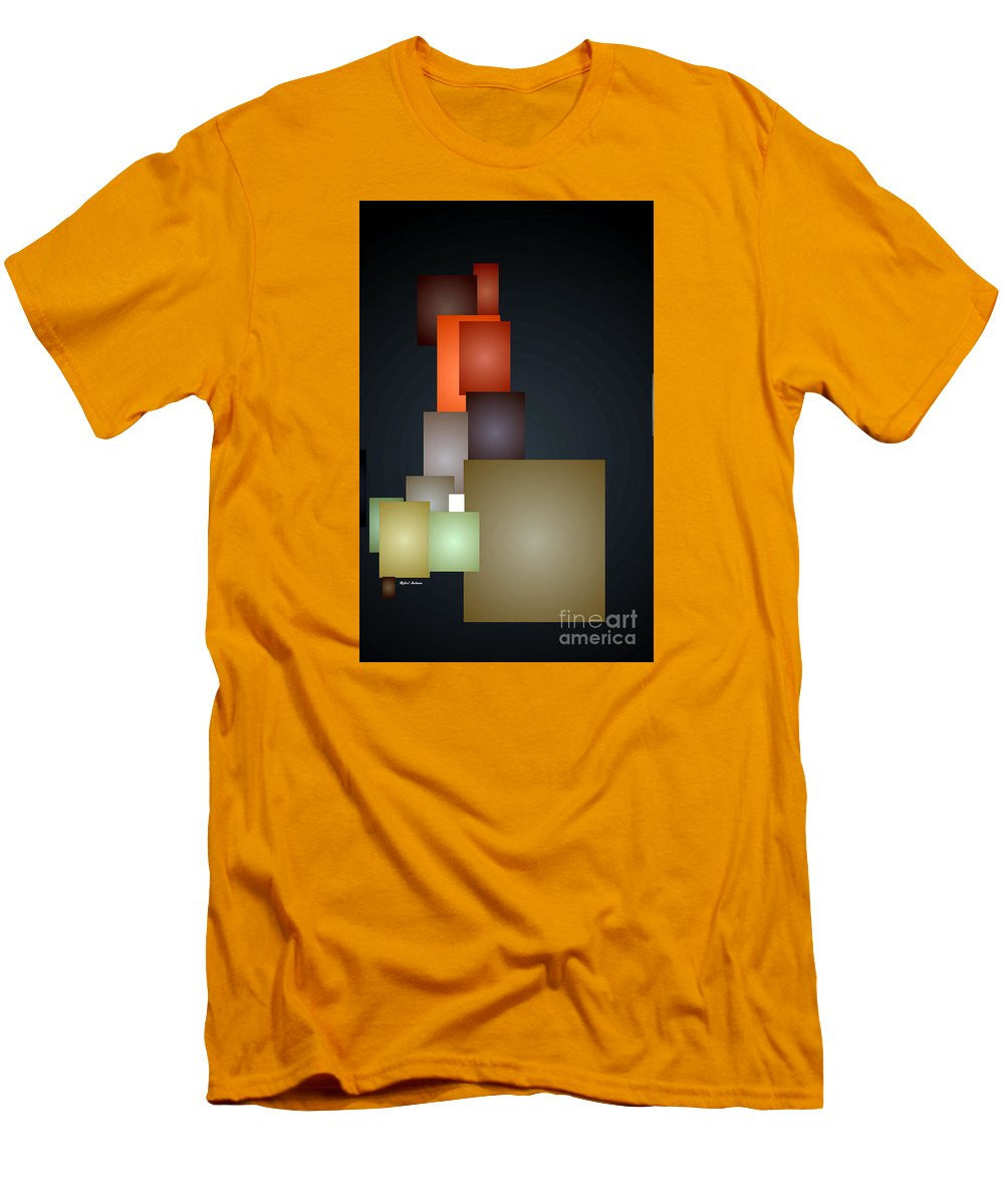 T-shirt pour homme (coupe ajustée) - Abstrait dramatique