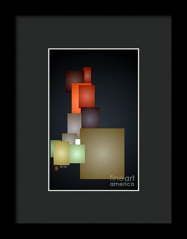 Framed Print - Dramatic Abstract