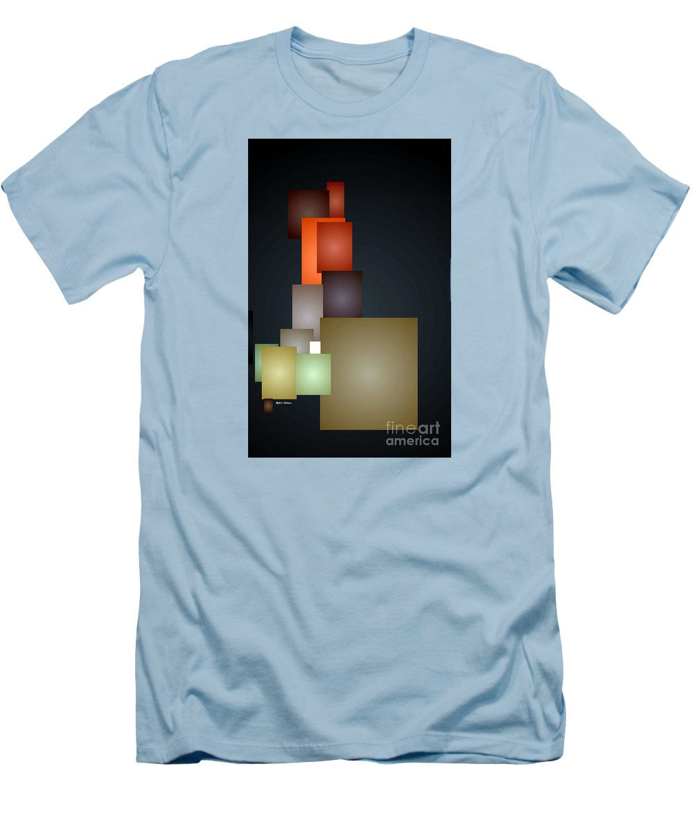 T-shirt pour homme (coupe ajustée) - Abstrait dramatique