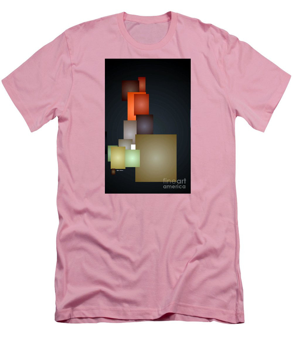 T-shirt pour homme (coupe ajustée) - Abstrait dramatique