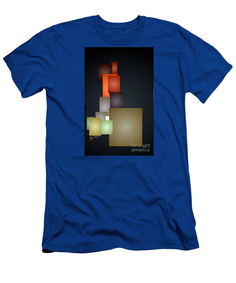 T-shirt pour homme (coupe ajustée) - Abstrait dramatique