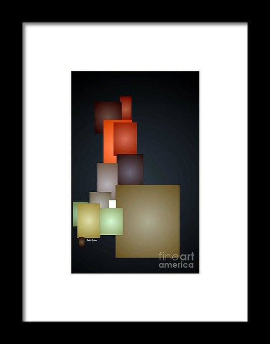 Framed Print - Dramatic Abstract