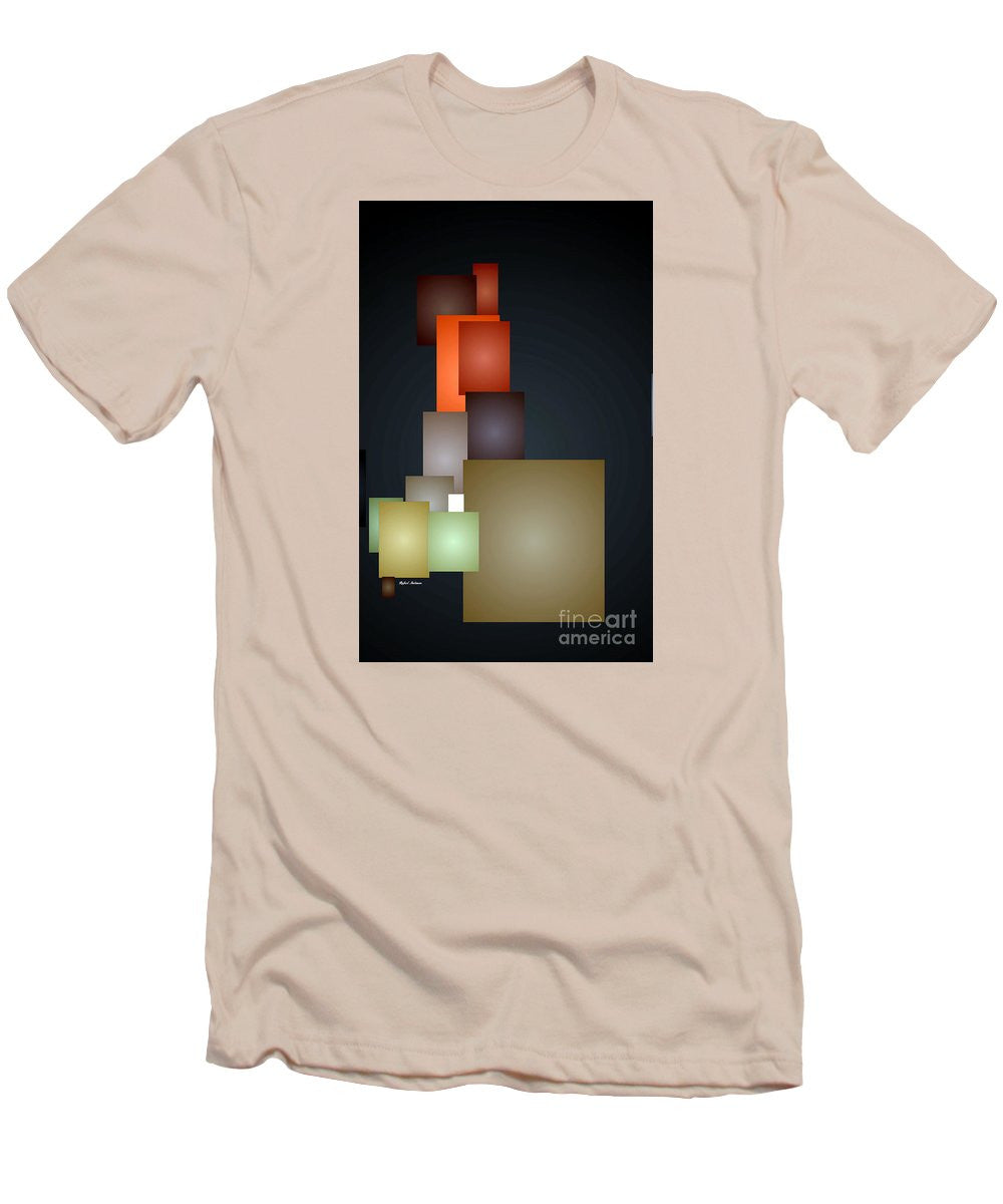 T-shirt pour homme (coupe ajustée) - Abstrait dramatique