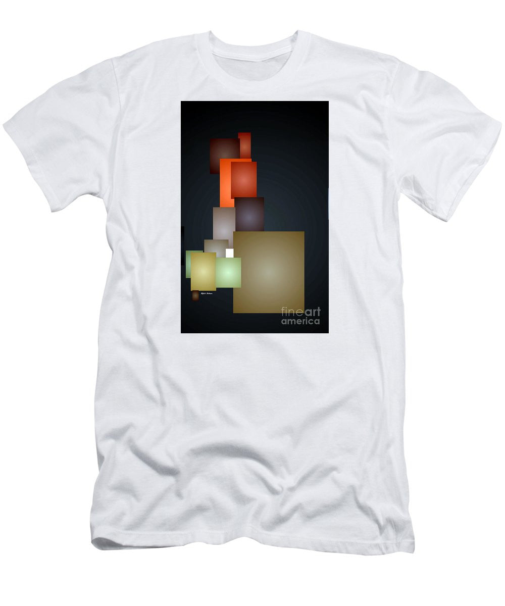 T-shirt pour homme (coupe ajustée) - Abstrait dramatique