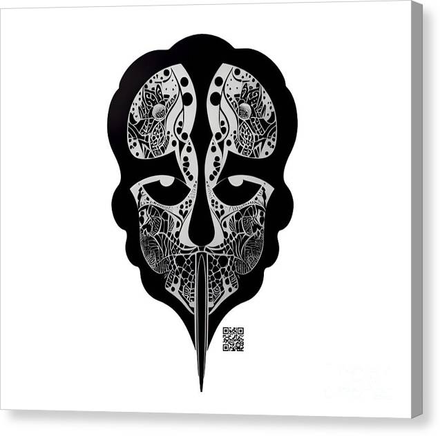 Enigmatic Skull - Canvas Print