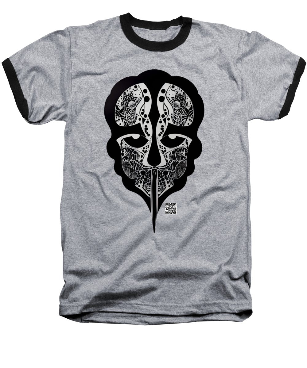 Enigmatic Skull - Baseball T-Shirt