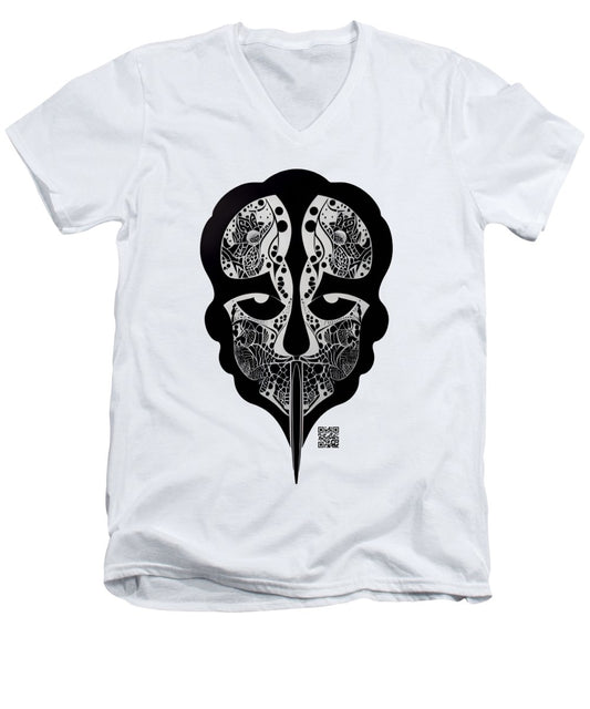Enigmatic Skull - Men's V-Neck T-Shirt