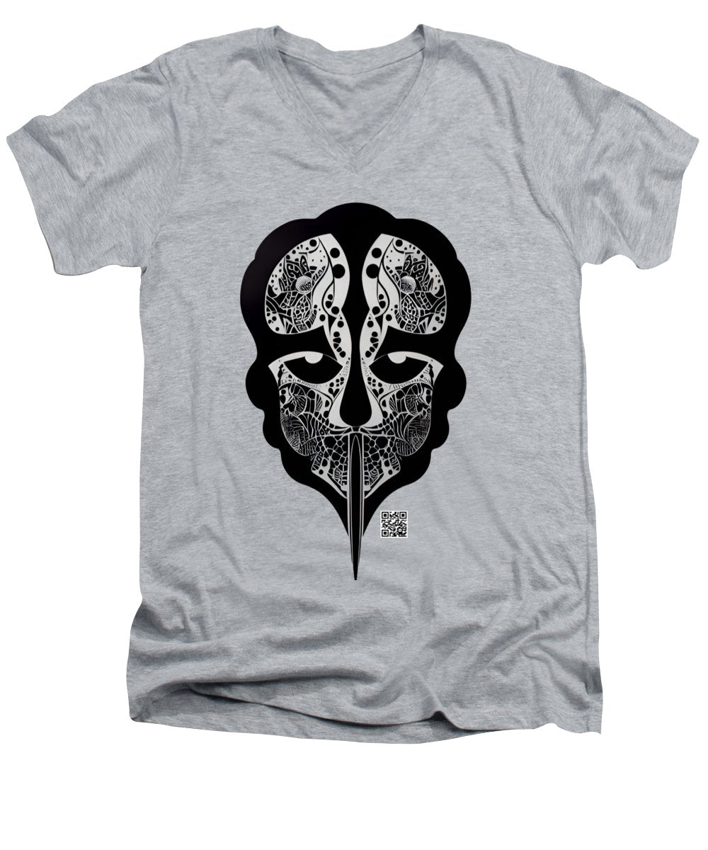 Enigmatic Skull - Men's V-Neck T-Shirt