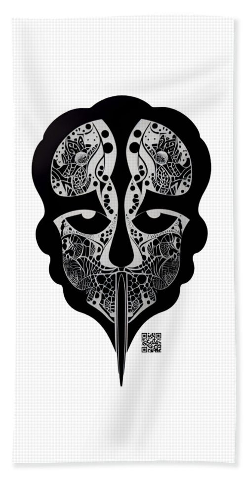 Enigmatic Skull - Bath Towel