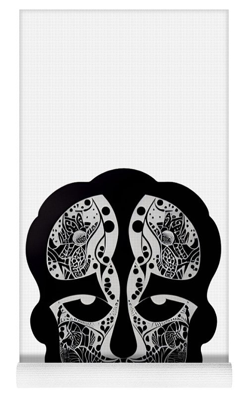 Enigmatic Skull - Yoga Mat