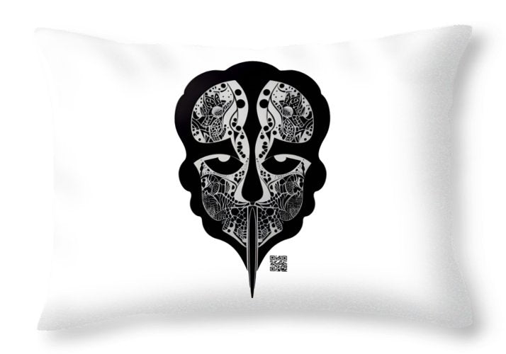 Enigmatic Skull - Throw Pillow