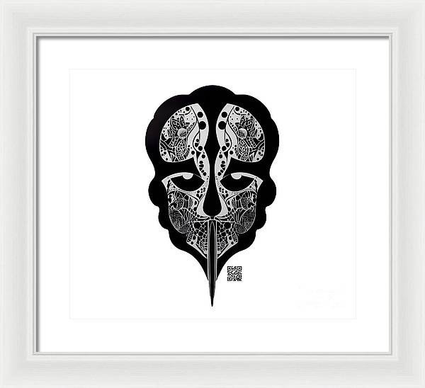 Enigmatic Skull - Framed Print