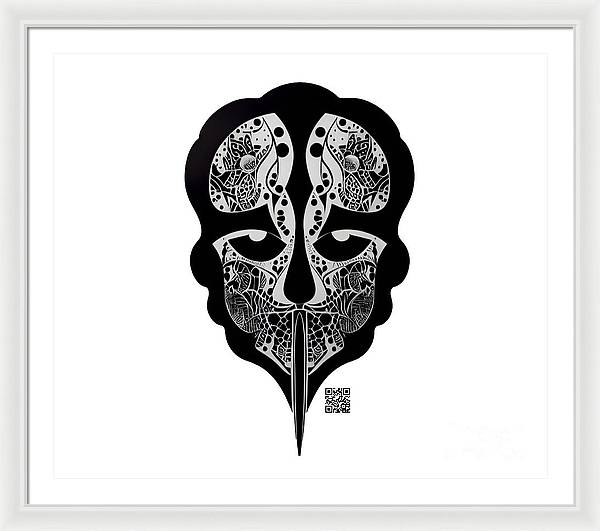 Enigmatic Skull - Framed Print