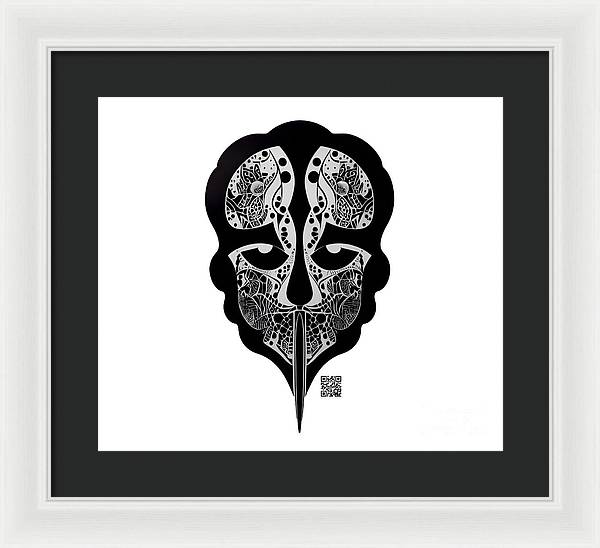 Enigmatic Skull - Framed Print