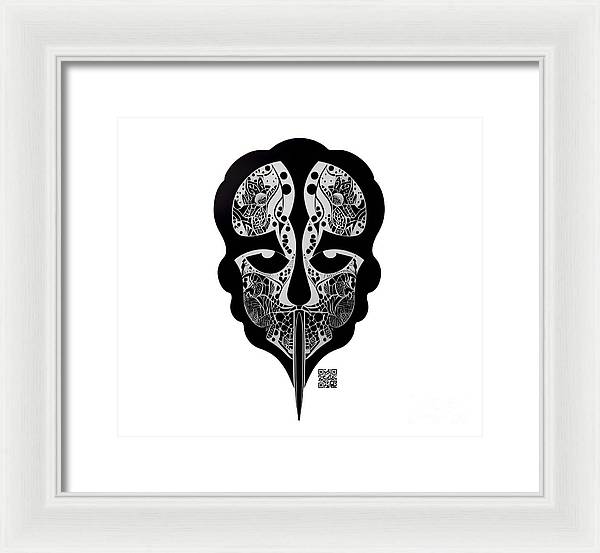 Enigmatic Skull - Framed Print